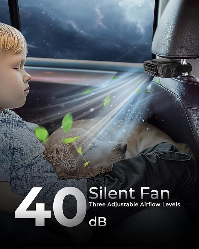Car Fan for Driver and Passenger's Seat - Image 4