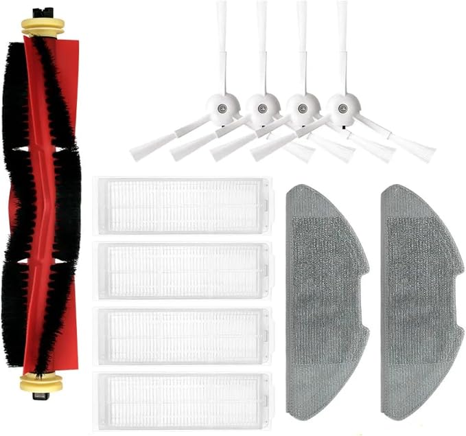 Replacement Robot Vacuum Spare Parts Roller Side Brush Hepa Filter Mop Cloth by Unknown