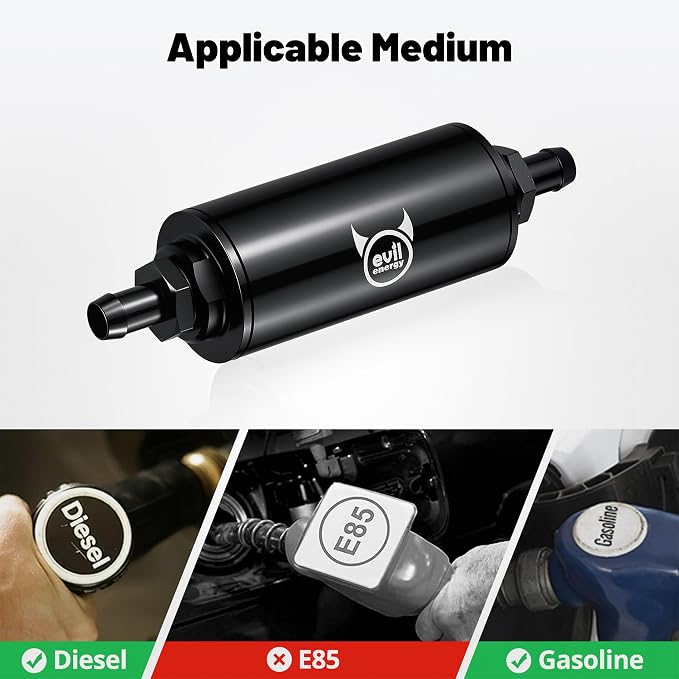 EVIL ENERGY Inline Fuel Filter 40 Micron - Image 7