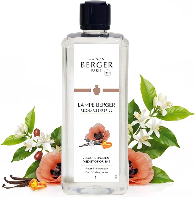 MAISON BERGER Lampe Berger Refill, 1 L, Velvet of Orient | Catalytic Lamp by MAISONBERGER