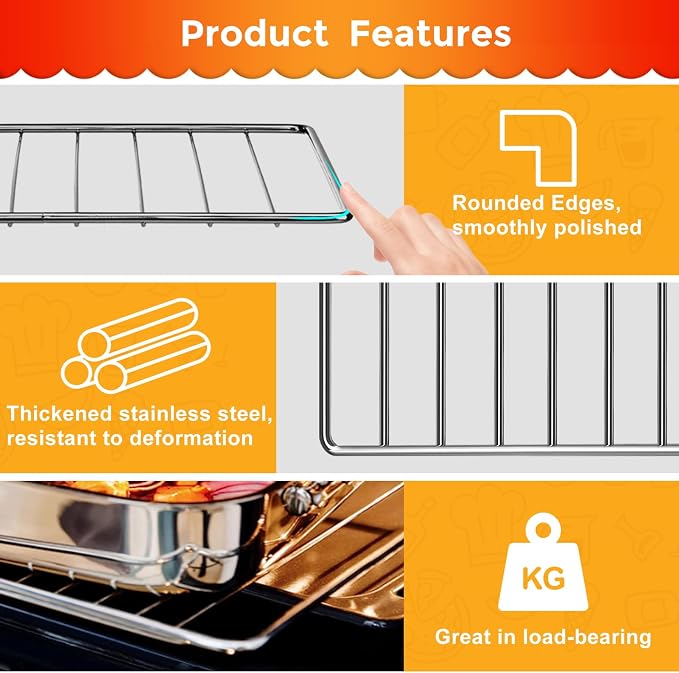 AirFryer Wire Rack for Emeril Lagasse Everyday 360 Air Fryer, Stainless Steel - Image 5