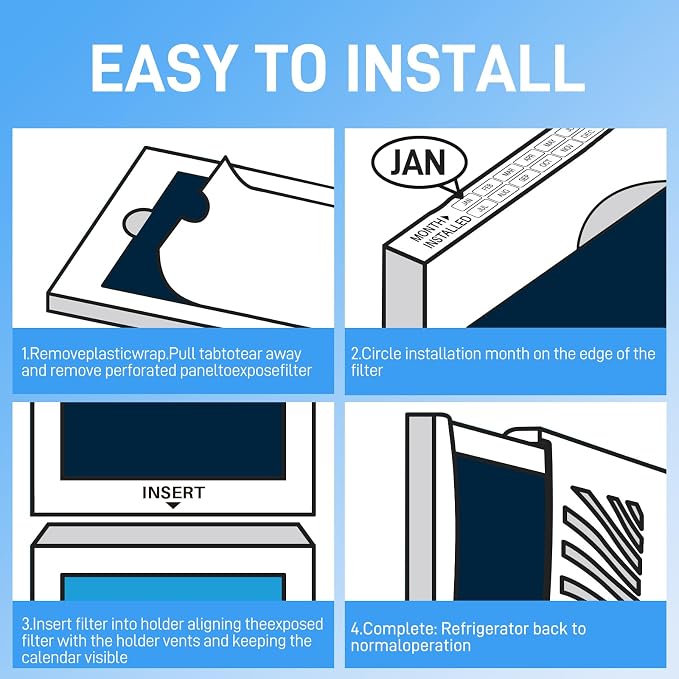 Funmit Refrigerator Air Filter Replacement Compatible - Image 10