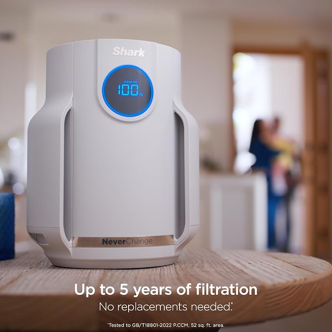 Shark Air Purifier for Home, NeverChange Compact Pro, for Bedroom, Home Office - Image 8