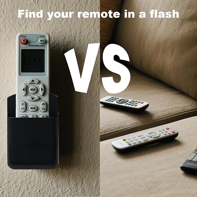 2Pcs Remote Holder Wall Mount, Remote Control Holder - Image 4