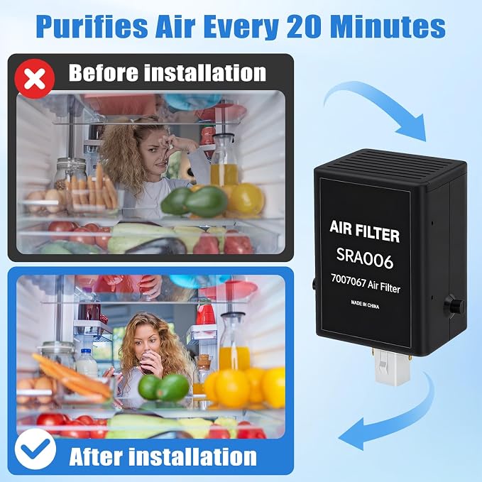 2 Pack Refrigerator Air Purification Cartridge Replacement - Image 4