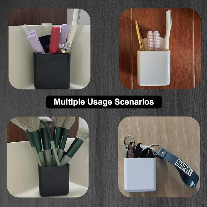 4Pcs Adhesive Remote Holder Wall Mount, AC Remote Wall Mount, Wall Remote - Image 6