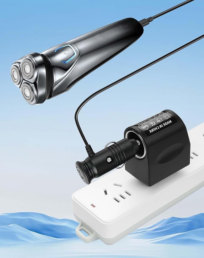 CERRXIAN AC to DC Adapter Wall Plug to 12V 12W Cigarette Lighter Converter - Image 5