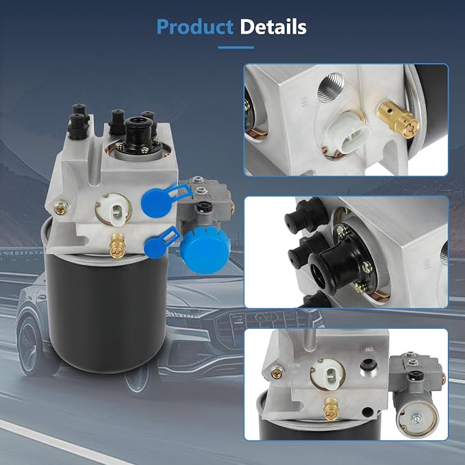 ECCPP Air Dryer 801266 AD-IS for Freightliner for Kenworth for Peterbilt 12V | - Image 5