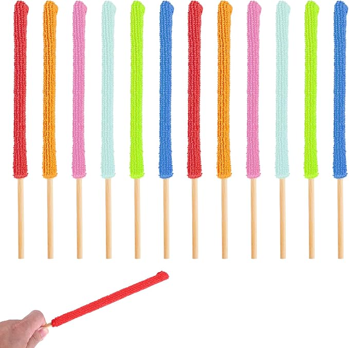 12 Pcs Small Duster Microfiber Detail Duster Sticks Fan Cleaning Brush Fan by Unknown