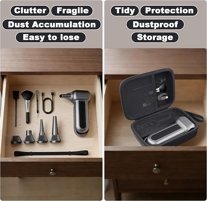 for WOLFBOX MF60/MF70/MF100/MF50 Electric Air Duster Hard Storage Case - Image 8