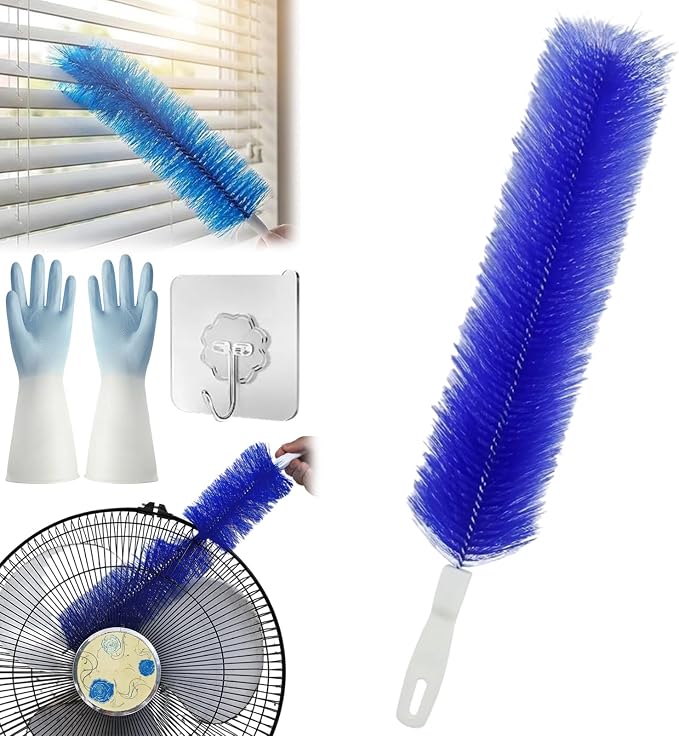 Bendable Microfiber Head, Reusable Dust Remover, 15.7in Bendable Microfiber Fan by Unknown
