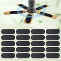 20 Pcs Ceiling Fan Filters for Blades, Fan Air Purifier Pads by Zejoot