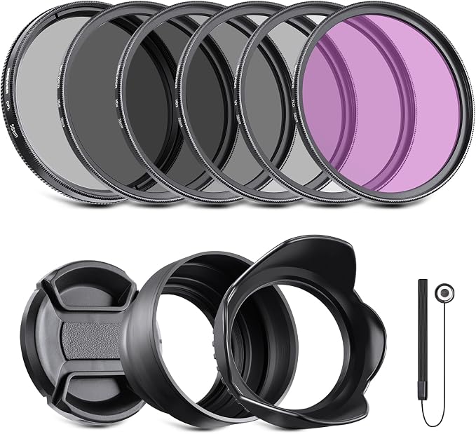 Neewer Brand 58mm UV CPL FLD Filter Kit & ND Set by Neewer