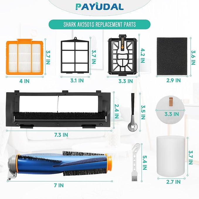 Replacement Parts For Shark AI AV2511AE AV2501S AV2610WA AV2501AE RV2502AE - Image 3