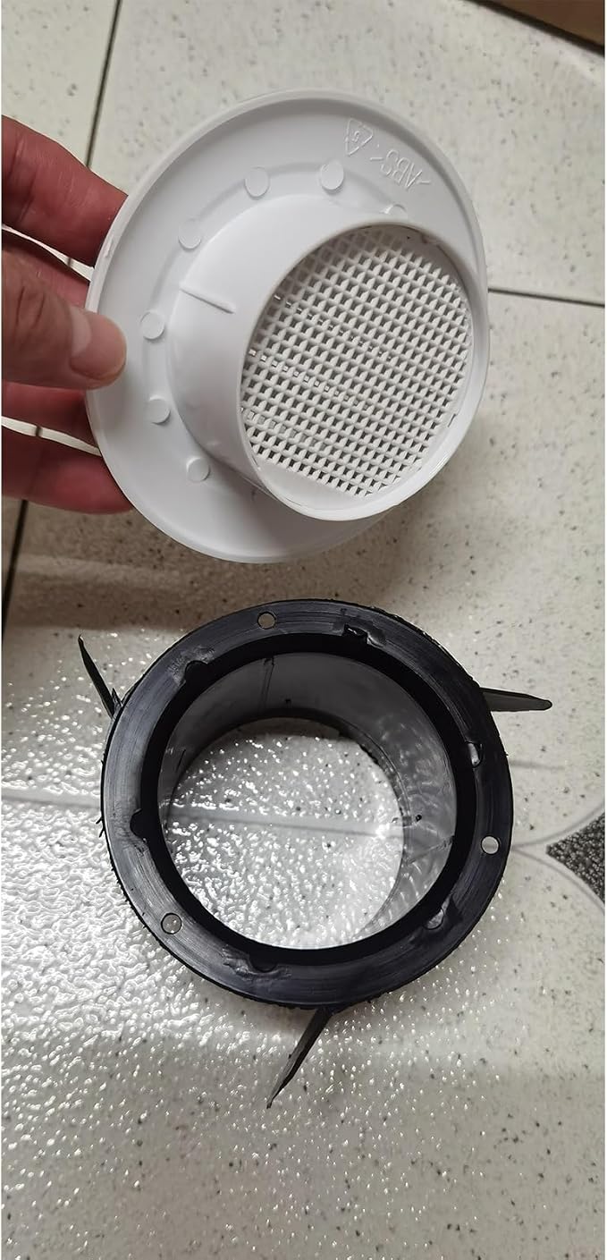 Indoor Fresh Air System Home Abs Air Outlet Round Air Outlet Duct Fan Exhaust - Image 6