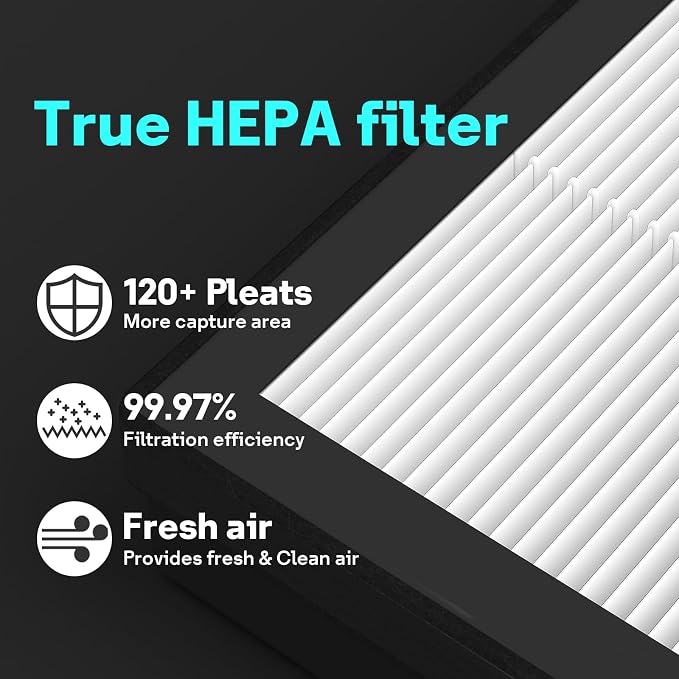 Leemone EverestAir-P Air Purifier Replacement Filter, 2 Pack | True HEPA - Image 5