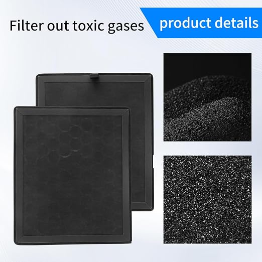 H2C/H2S/H2D Air Filter with HEPA13 & Ultra Activated Carbon, Enhanced VOCs & - Image 3