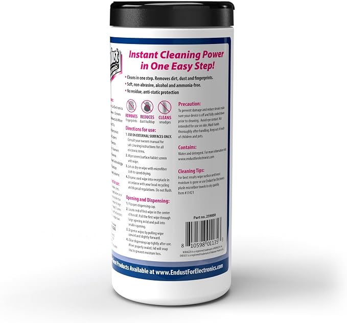 ENDUST 259000 Anti-Static Pop-Up Wipes - Image 4