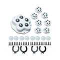 Metal Ball casters, Furniture Sliding 360 Degree Swivel Wheels, Load-Bearing by Unknown