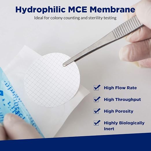 Membrane Solutions MCE Gridded Membrane Filter, Mixed Cellulose Esters Membrane - Image 6