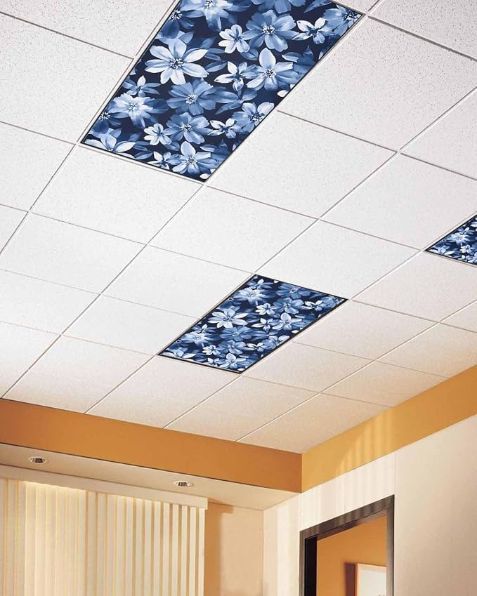 1 Pack White Navy Fluorescent Light Covers - Image 3