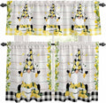 Lemon Gnomes Kitchen Curtains Set 3 Piece by Unknown