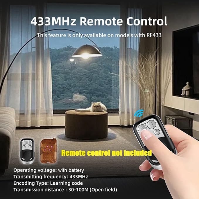 2X WiFi Smart Switch DIY Timer 1CH 7-32V RF433 2.4G WiFi Home Automation Module - Image 7