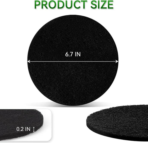 10 Pack Charcoal Filters for Compost Bucket, Compost Filters for Countertop Bin - Image 2
