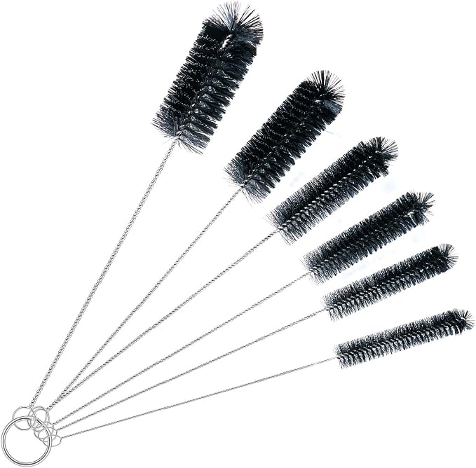 Brush Family Straw Cleaner Brush Set, 6 Piece 12" Long Pipe Tube Bottle Brushes - Image 8