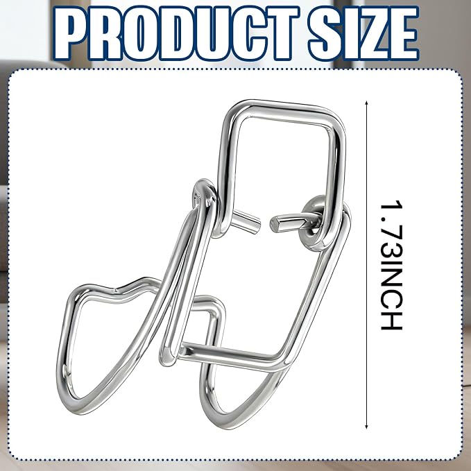6 Pcs Air Cleaner End Cap Metal Clip Compatible - Image 2