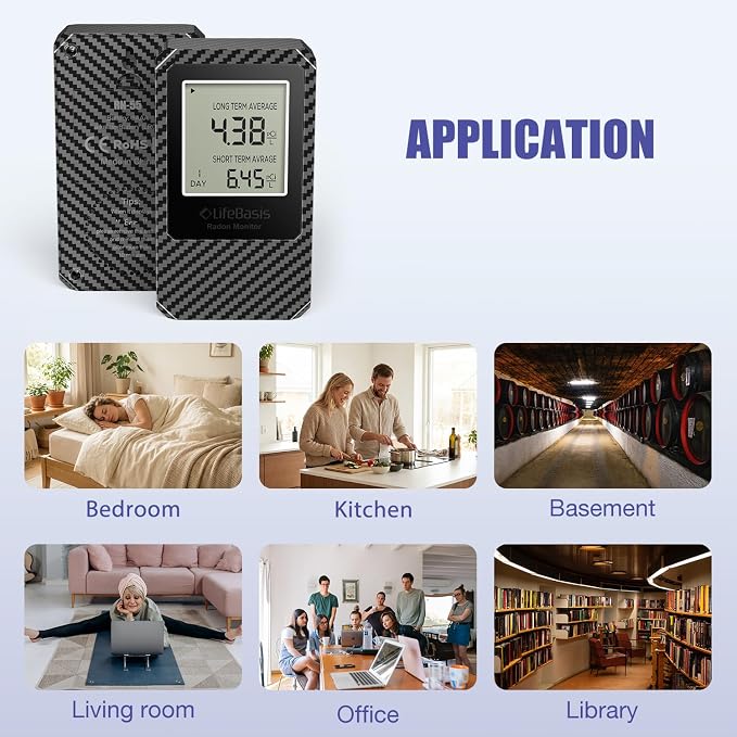 LifeBasis Radon Detector, Radon Test - Image 7