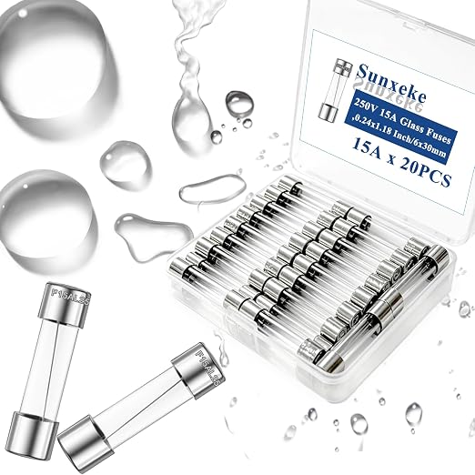 20PCS F15AL250V 6 x 30mm Fast Blow Glass Fuses 15A 15Amp 250V Glass Fuse - Image 4