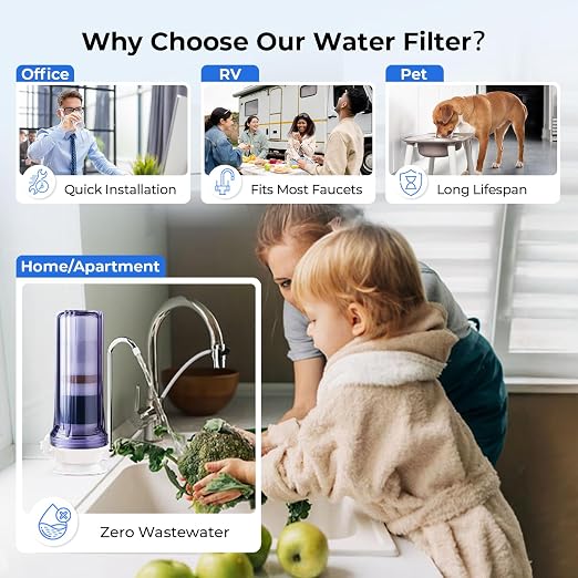 iSpring CT10-CL 7-Stage Countertop Water Filter System, pH-Balanced, Chloramines - Image 5