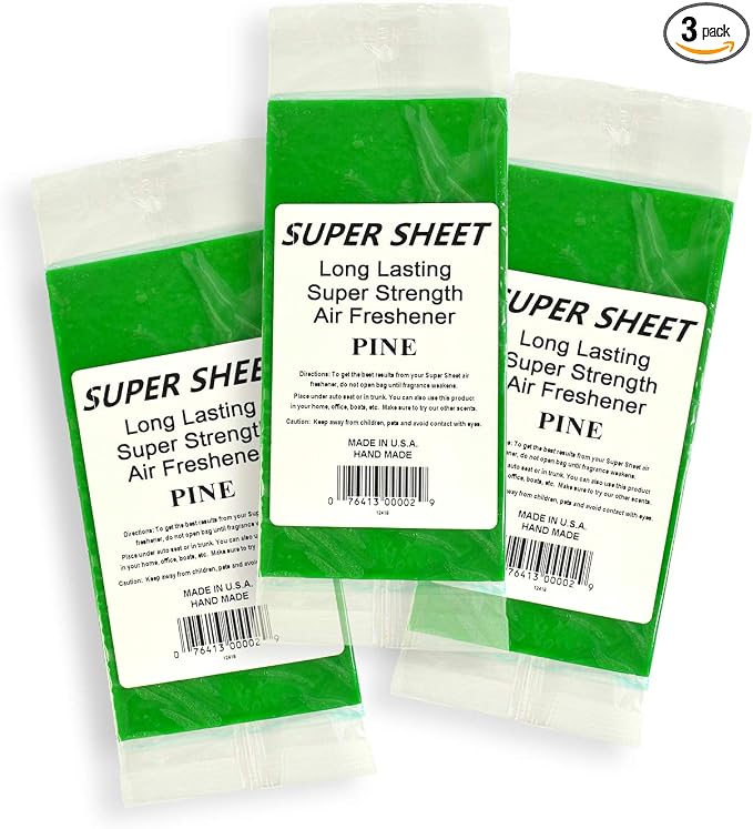 Super Sheet Small Under Seat Car Air Freshener by Jenray