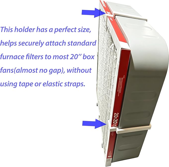 Box Fan Filter Clips for 20" Box Fan, Reusable Air Filter Holder Clips for - Image 7