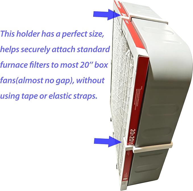 Box Fan Filter Clips for 20" Box Fan, Reusable Air Filter Holder Clips for - Image 7