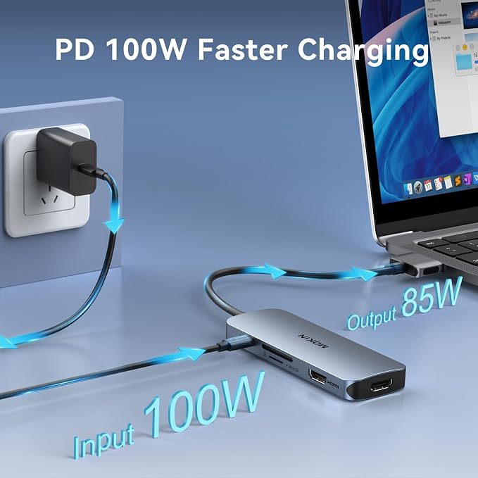 Docking Station for MacBook Pro Air, USB C Docking Station Dual Monitor - Image 6