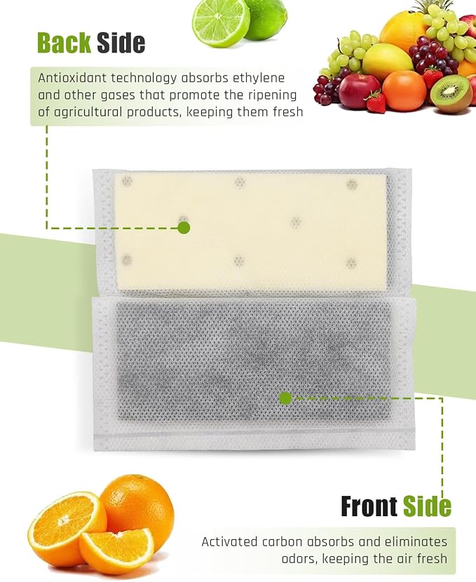 8 Pack FRPAPK2RF PureAir PK-2 Produce Keeper Plus Refills Fit - Image 3