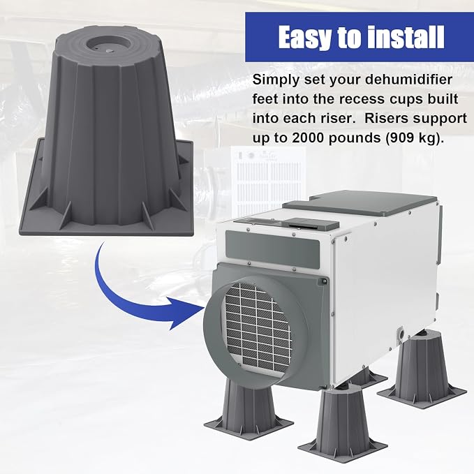 folosem 5879 Dehumidifier Riser Kit - Image 5