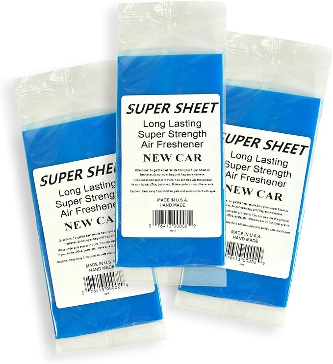 Super Sheet Small Under Seat Car Air Freshener by Jenray