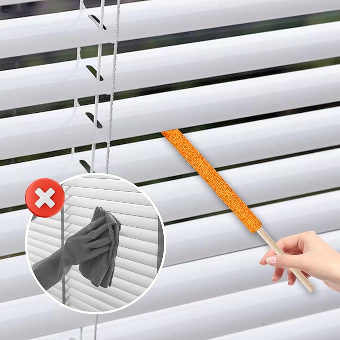 12 Pcs Mini Detail Duster Sticks Crevice Cleaning Tool Brush Microfiber Gap - Image 7