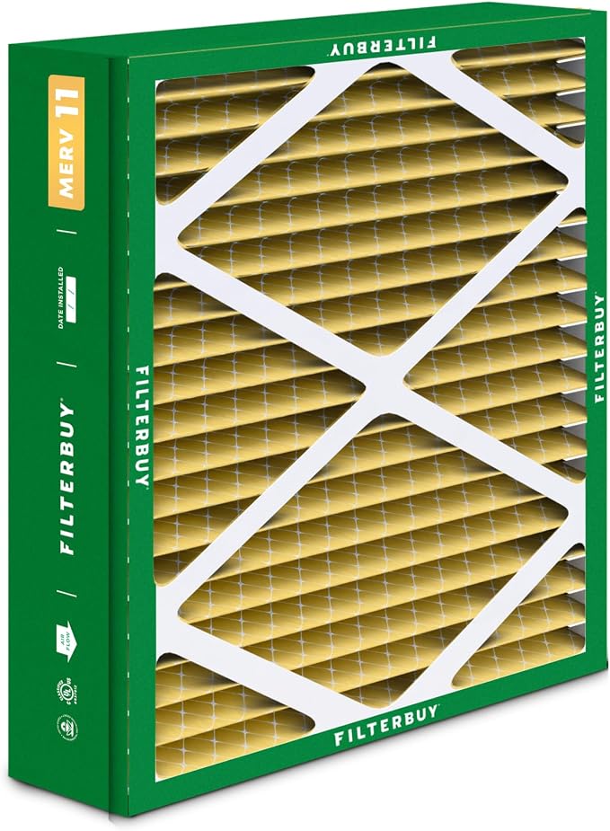 Filterbuy 21x23.5x5 Air Filter MERV 11 Superior Pet & Allergy Defense, Pleated - Image 9