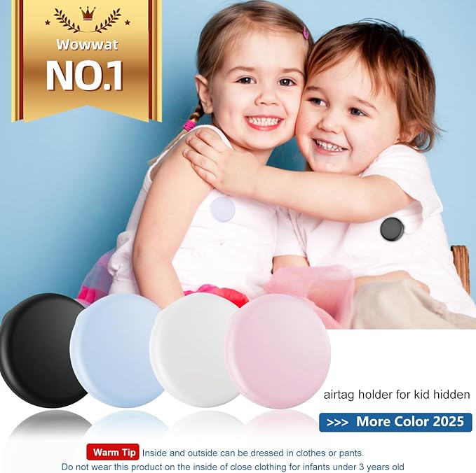 for AirTag Holder 8 Pack for Kids Hidden, Hidden Discreet Toddler Tracker - Image 5