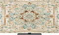 Bohemian Style Flowers Indoor TV Cover, Elastic TV Screen Protector Retro by Unknown