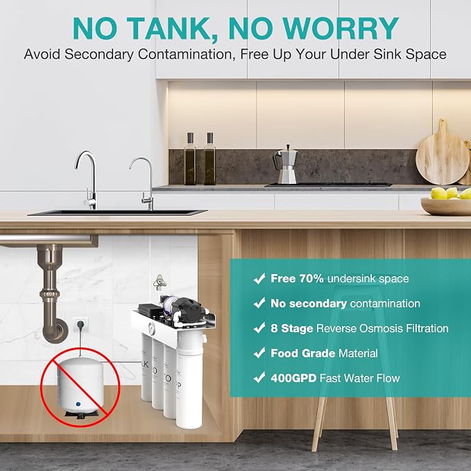 SimPure T1-400ALK Alkaline UV Reverse Osmosis System, NSF/ANSI 58 Certified - Image 4