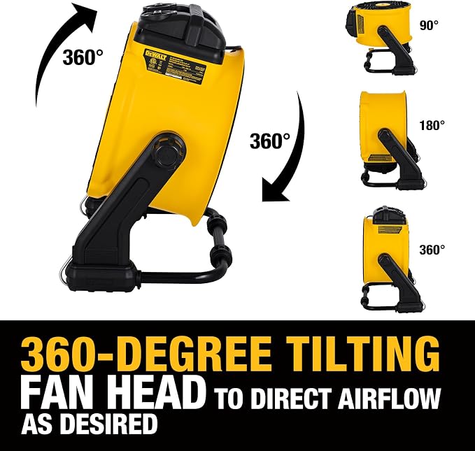 DEWALT 16 inch Industrial Shop Fan, Air Purifier Fan - Image 9