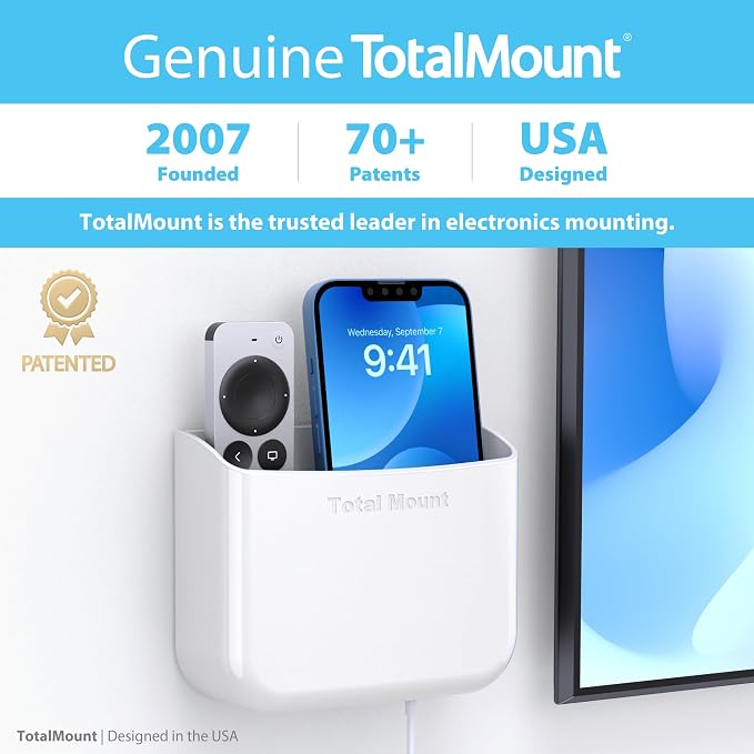 TotalMount Hole-Free Remote Holders – Eliminate Need to Drill Holes in Your Wall - Image 5