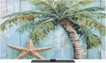 Summer Coconut Tree Starfish Indoor TV Cover, Elastic TV Screen Protector by Unknown
