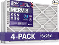 BNX TruFilter 16x25x1 Air Filter MERV 8 by BNX