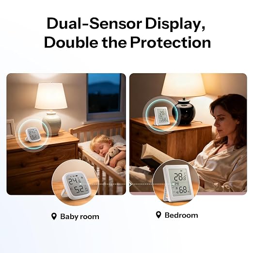 SONOFF SNZB-02DR2 AirGuard TH, Indoor Smart Zigbee Temperature and Humidity - Image 6